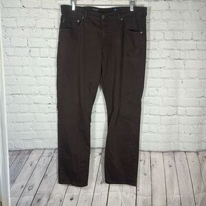 Adriano Goldschmied Jeans Men's 36x32 The Graduate‎ Tailored Leg Chocolate READ